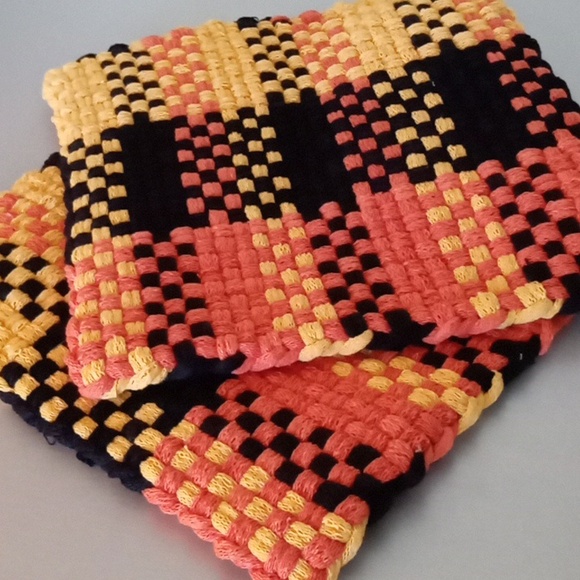 Halloween Handmade Potholder Set 🖤🧡💛 8" x 8" Large Size - Picture 3 of 4